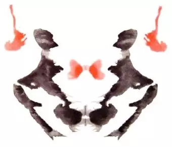 Plansza testu Rorschacha – dwoje ludzi