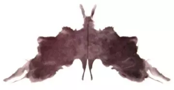 Plansza testu Rorschacha – motyl