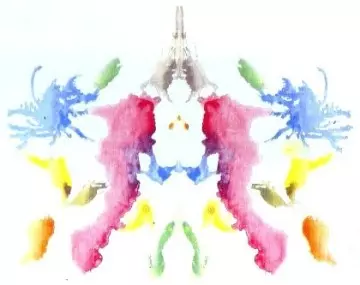 Plansza testu Rorschacha – pająk