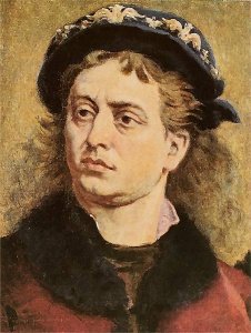 Jan I Olbracht, narysował Jan Matejko