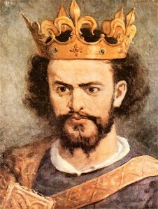 Ludwik Węgierski, obraz namalował Jan Matejko